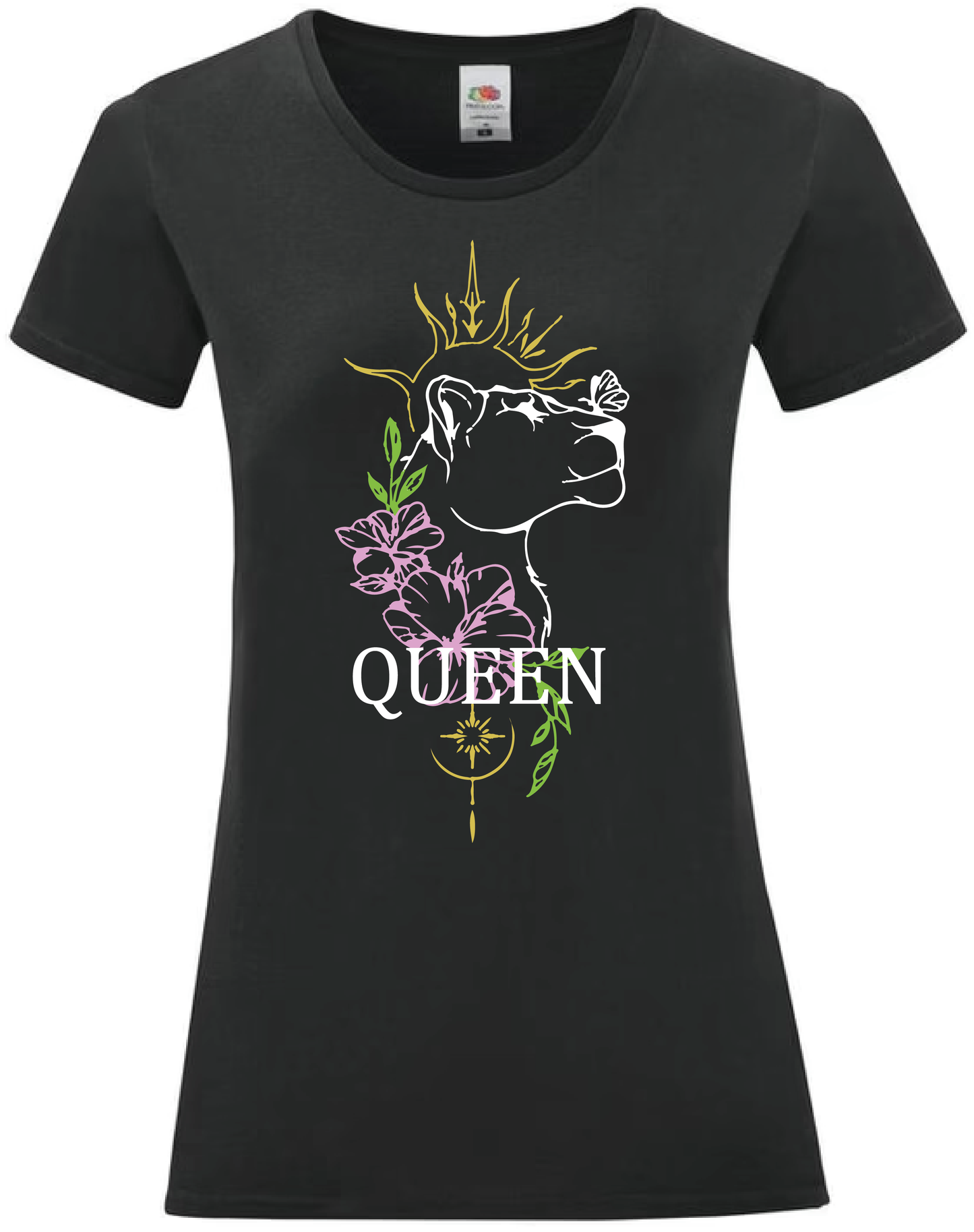 T-shirt Lionne en fleur
