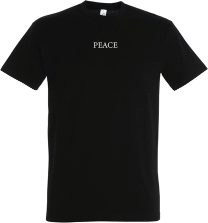 T-shirt Peace Noir