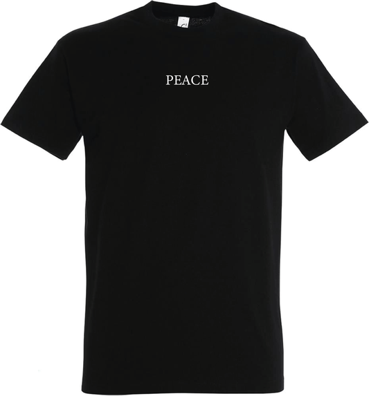 T-shirt Peace Noir