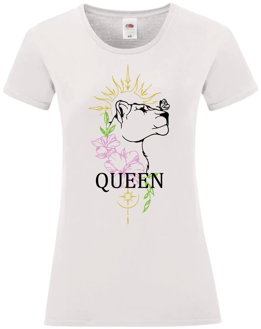 T-shirt Lionne en fleur